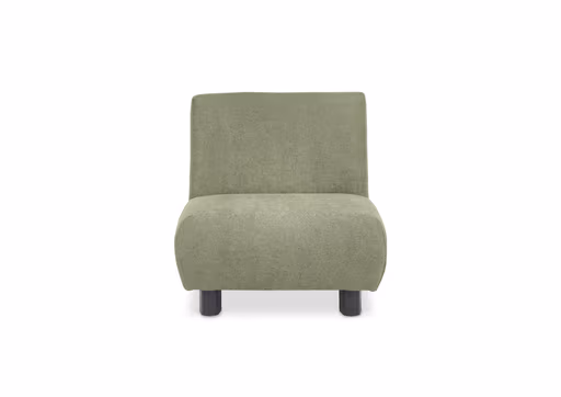  Faltsessel EBBY - ohne Armlehne inkl. Schlaffunktion, Stoff, Grün