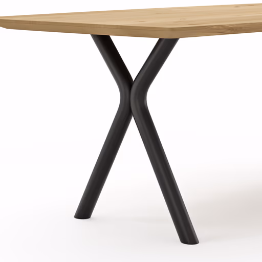 Esstisch 3150 - LB ca. 200x100 cm, Eiche massiv geölt