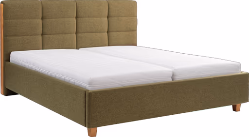  Polsterbett - Liegefläche ca. 180x200 cm, Stoff, Grün