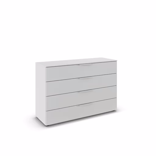 Kommode - Seidengrau Dekor