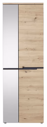 Garderobenschrank - Eiche Dekor, Graphit