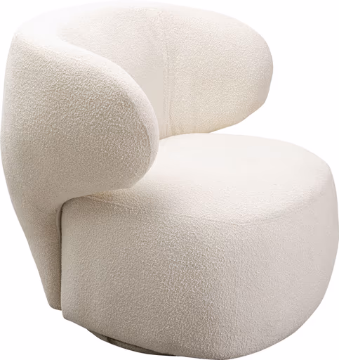 Drehsessel- Stoff, Creme