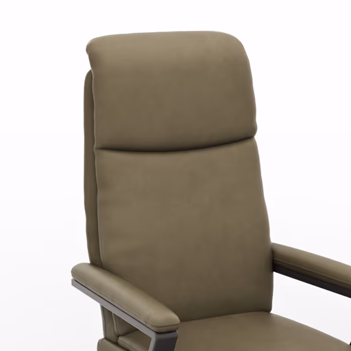  Drehsessel Enno Lazyline - Größe M inkl. Relaxfunktion, Leder Olive