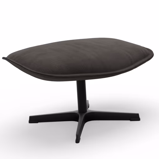 Hocker Helge - Stoff, Dunkelgrau