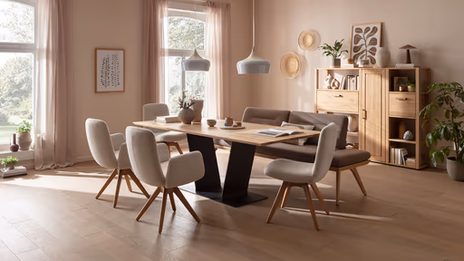 Esstisch Belfast - LB ca. 220x100 cm, Eiche massiv, legno geölt