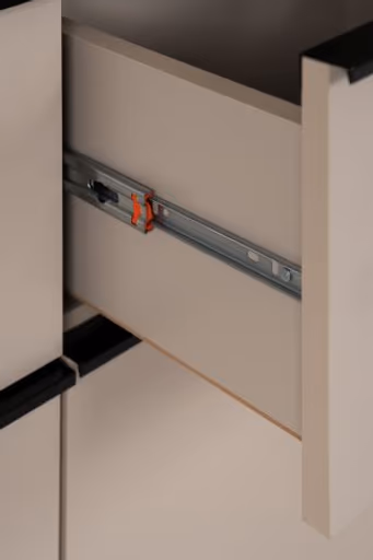 Couchtisch - LB ca. 94x55 cm, Sand, Schwarz