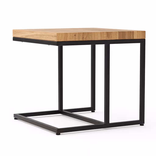 Couchtisch Farmingdale - LBH ca. 50x50x47 cm, Eiche massiv, natur geölt