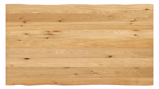 Esstisch Clifton - LB ca. 180x100 cm, Wildeiche massiv, Schwarz verfüllt