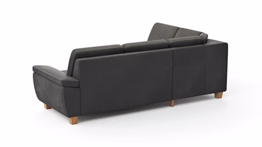 Ecksofa Sommerville - Ecke links mit 2,5-Sitzer, inkl. Schlaffunktion, Relaxfunktion (manuell), Stoff, Anthrazit