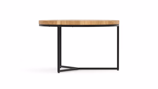 Couchtisch Farmingdale - LBH ca. 85x85x52 cm, Eiche massiv, natur geölt