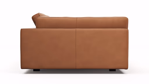 Sofa Aprino 3 - 3,5-Sitzer XXL, Dickleder, Cognac, Armlehne Kissen