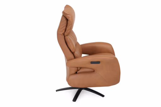 Sessel - Relaxfunktion motorisch, Leder, Rost