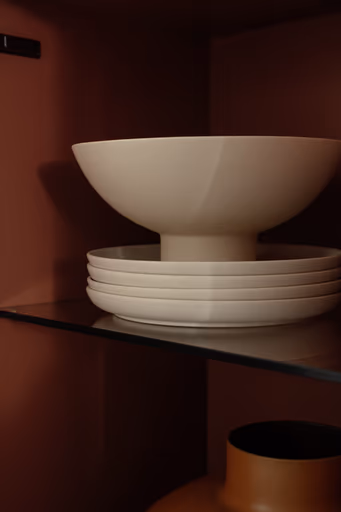 Highboard Venzone - BHT ca. 109x148x41 cm, Lack, Campari