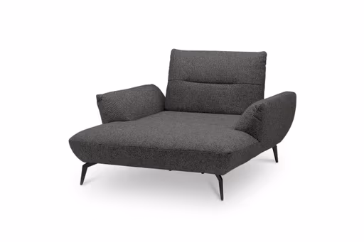Sessel PAYTON - Loveseat inkl. Rückenneigung, Stoff, Taupe