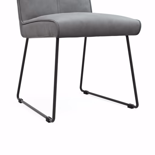 Stuhl Dinner - Stoff, Grau