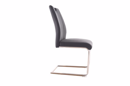 Freischwinger MICHI - Stoff, Schwarz