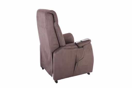 TV-Sessel MALEK - Relaxfunktion, Stoff, Braun