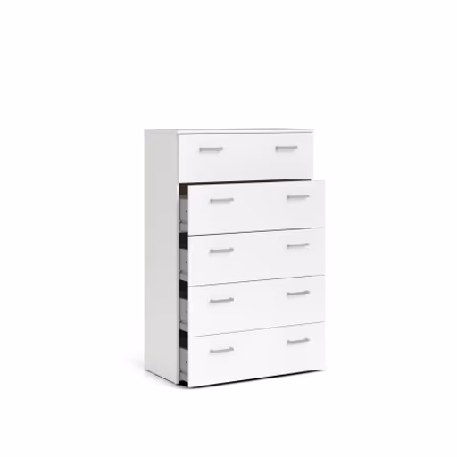 Kommode - B ca. 74 cm, Weiß