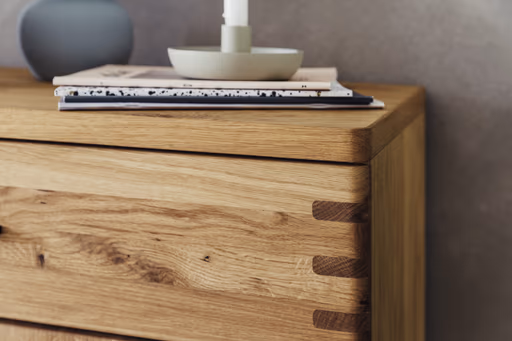 Garderobe - Balkeneiche massiv