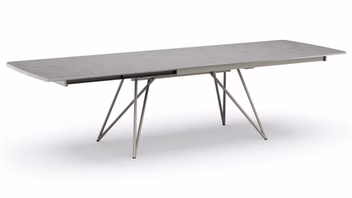 Esstisch Sedana - ausziehbar, LB ca. 200x100 cm, HPL, Grau