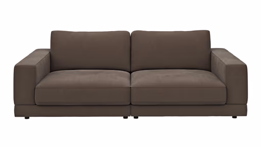 Megasofa Juni Lounge - B ca. 252 cm, Stoff, Mocca