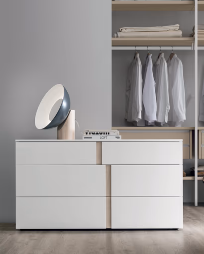 Kommode Loretto - BHT ca. 127x70x51 cm, Lack matt, Anthrazit