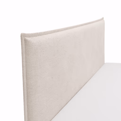 Boxspringbett Aspö - Liegefläche ca. 180x200 cm, Stoff, Ecru