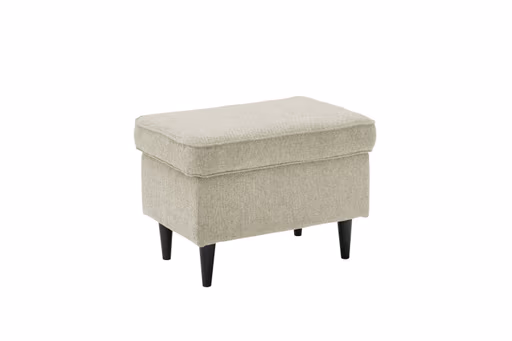 Hocker - Webstoff, Beige