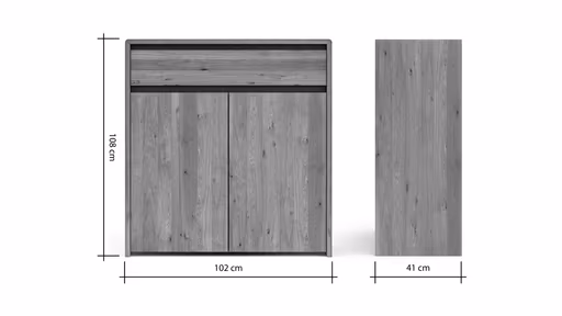 Kommode Baltimore - Wildeiche massiv