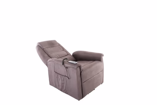 TV-Sessel MYRON - Aufstehhilfe, Relaxfunktion, Stoff, Braun