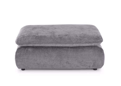 Hocker - Stoff, Grau