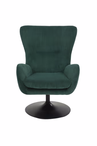 Sessel - drehbar, Stoff, Grün