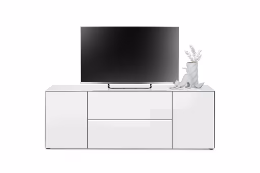 Lowboard - B ca. 181 cm, Weiß