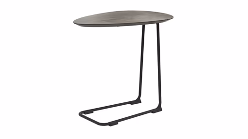 Sofatisch Fano - LBH ca. 57x39x54 cm, HPL Laminat, Graubraun