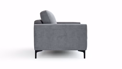 Sofa Oviedo - 2-Sitzer, Stoff, Grau