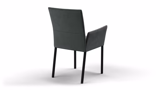 Armlehnstuhl Saragossa - Stoff, Petrol