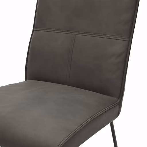 Stuhl Dinner - Stoff, Anthrazit