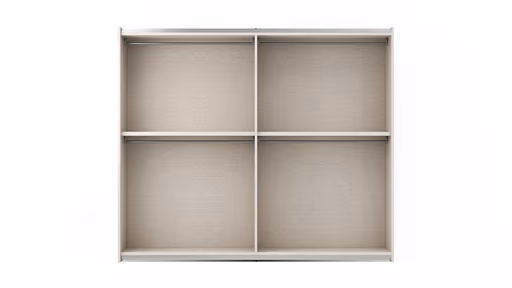 Schiebetürenschrank Loretto - B ca. 280 cm, Lack matt, Anthrazit