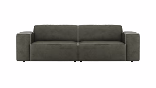 Sofa Elementos - 3 Sitzer, Stoff, Olive