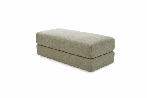 Hocker JOVIN - Stoff, Lindgrün