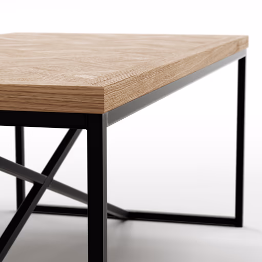 Esstisch Litchfield - LB ca. 200x100 cm, Eichenfurnier, Naturöl