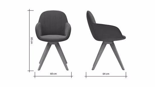 Polsterstuhl Dinner - Stoff, Lichtgrasgrün