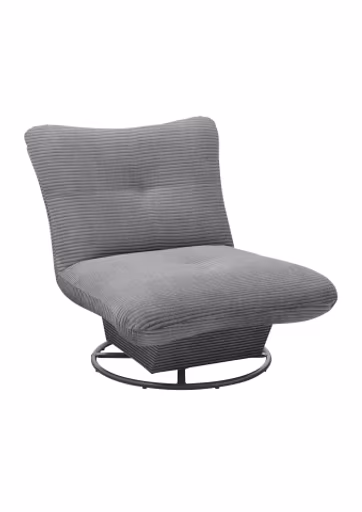 Drehsessel - Stoff, Ash