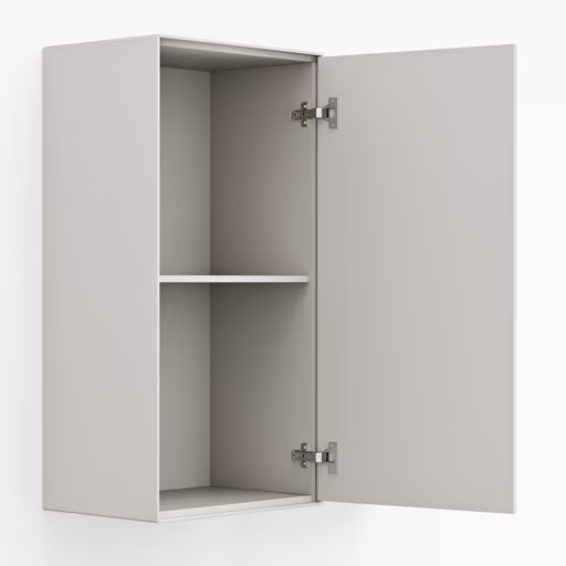 Wohnwand Edge - BHT ca. 360x185x42 cm, Lack, Weiß