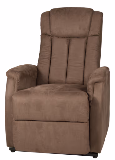 TV-Sessel - Aufstehhilfe, Relaxfunktion, Microfaser, Braun