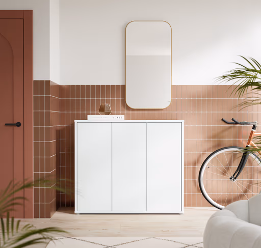 Schuhkommode FAID- Hellgrau