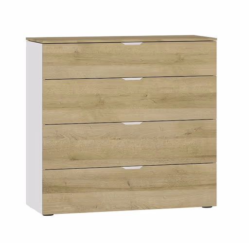 Kommode JOIN IT- Eiche Dekor, Weiß