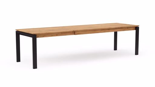 Esstisch Farmingdale - ausziehbar, LB ca. 200x90 cm, Eiche massiv, natur geölt
