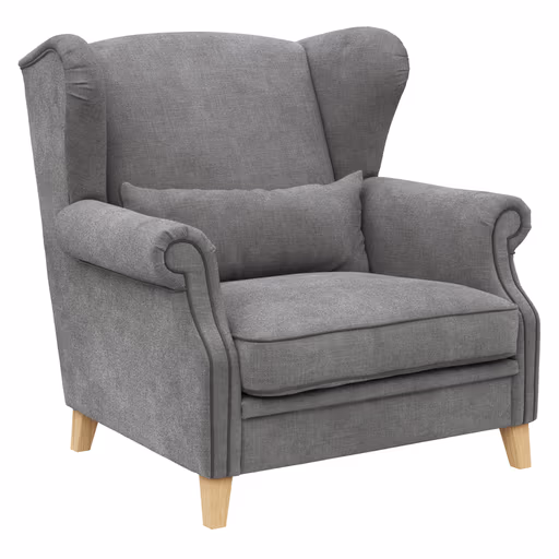 Sessel Mapleton - Stoff, Anthrazit