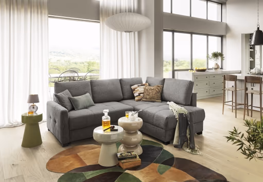 Beistelltisch - Ø/H ca. 38x42 cm, Creme